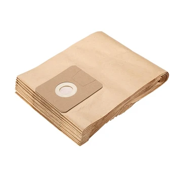 10 шт. Одноразовый бумажный пылесос Замена мешка для пыли для пылесоса Karcher T14/1 9.755-253.0