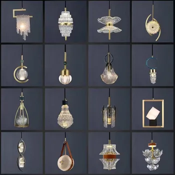 2023 Модный домашний декор LED Crystal Series Подвесные светильники Люстра Освещение Блеск Подвесной светильник Lampen для столовой