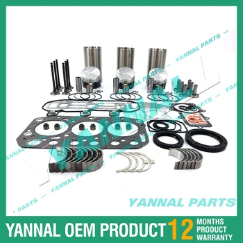 3TNV70 Комплект для капитального ремонта двигателя для экскаватора Yanmar VIO10-2 VIO15-3 VIO17