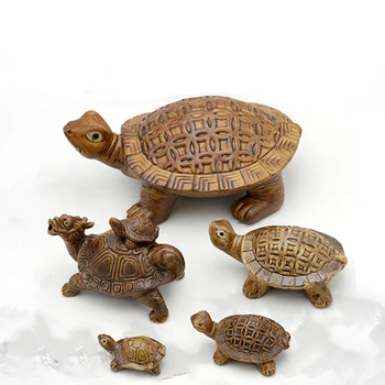 Миниатюрные фигурки морских черепах, реалистичный микроландшафтный керамический орнамент черепахи, мини-фигурка животных для аквариума