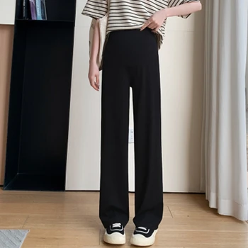 M-3XL Широкие брюки для беременных женщин Летние свободные повседневные брюки Slim Out Wear Вертикальные женские брюки для беременных