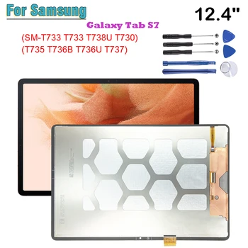 Оригинал для Samsung Galaxy Tab S7 SM-T730 T730 T733 T736 T738U T735 T737 ЖК-дисплей Сенсорный экран Дигитайзер Стекло в сборе