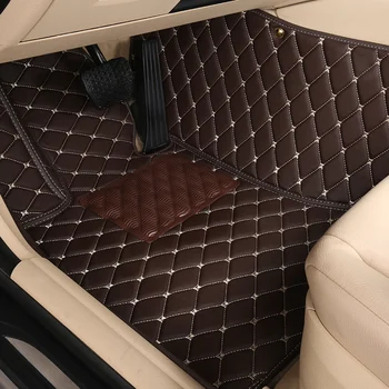  Изготовленные на заказ кожаные автомобильные коврики 100% для Renault Koleos 2009-2018 Авто Накладки для ног Аксессуары для стайлинга Интерьер Tapetes Para Carros