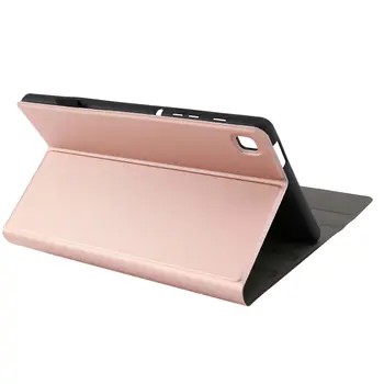 PU Чехол+клавиатура для Samsung Tab A7 Lite 8,7-дюймовый T220 / T225 Планшет Откидной чехол Подставка для планшета с беспроводной клавиатурой (A)