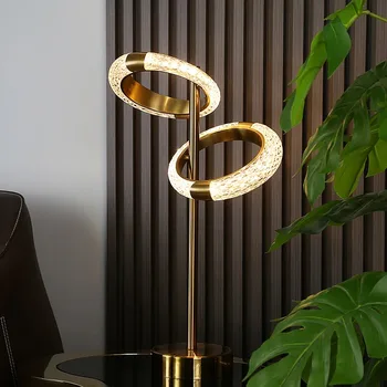 FKL Nordic Modern Light Роскошная настольная лампа для гостиной, столовой, спальни, прикроватной настольной лампы, балкона, углового торшера
