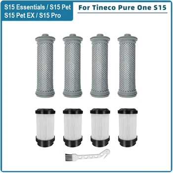 9 шт. Запасная часть для Tineco PURE ONE S15 / S15 Essentials Беспроводной пылесос Pre Post Фильтр Аксессуары Детали