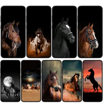 Бегущая лошадь Печать Мягкий Чехол Обложка для Samsung Galaxy S21 S20 Fe S23 S22 Ultra S8 Plus A12 A13 A21S A71 S7 Корпус телефона