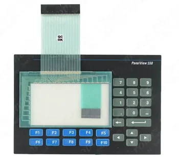 Новая сменная совместимая сенсорная панель с сенсорной мембранной клавиатурой для Panelview 550 2711-B5A3 2711-B5A5