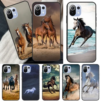 Horses Беговой Чехол Для POCO X5 X3 X4 F5 Pro F3 F4 GT C40 M5s Чехол для телефона Xiaomi 13 11T 12T Pro 12 Lite