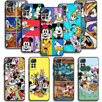 Disney Микки Минни Семья Ван Гог для Xiaomi Redmi Note 11T 11S 11 10 8 Pro 9 9S 9T 8T для Mi 10 8 9A 9C 10C K40 K50 Чехол