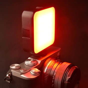 Filmmaker Vlogger Фотоматериалы Переменная 64RGB Видеосвет Светодиодный заполняющий свет Панель освещения для фотографии
