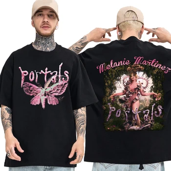 2023 Мелани Мартинес Рубашки Мужчина Женщина Мода Харадзюку Хип-хоп 90-е годы Уличная футболка