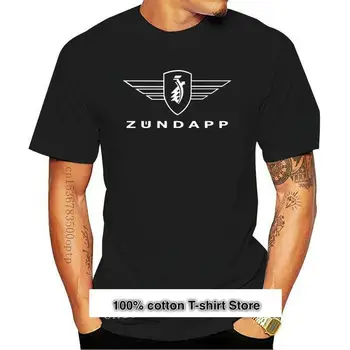 Camiseta de marca de moda para hombre, camisa de manga corta de Color sólido, logotipo de Zundapp, Moto Vintage, Motard, 2021