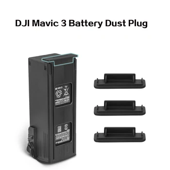  для DJI Mavic 3 Батарея Пылезащитная заглушка Контакт Силиконовый защитный чехол Защита от короткого замыкания DJI Mavic 3 Аксессуары для дронов