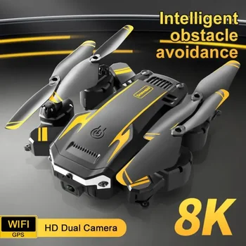 8K Дрон Интеллектуальный обход препятствий Двойная камера Профессиональная аэрофотосъемка HD Квадрокоптер GPS RC Расстояние 5000 м